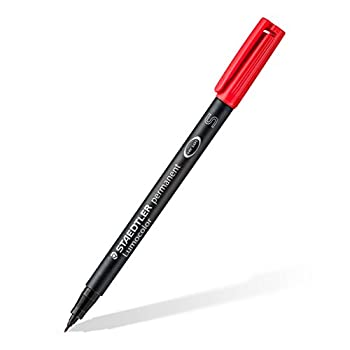 【中古】【輸入品・未使用】ステッドラー 油性ペン ルモカラー 超極細書き 赤 10本 313-2|ムジカ&フェリーチェ店