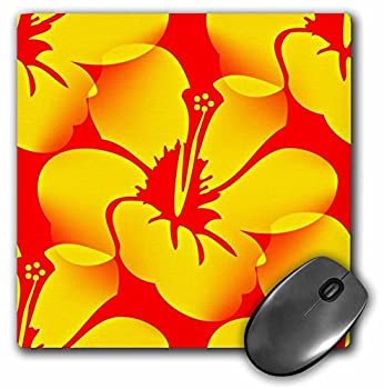 【中古】【輸入品・未使用】PS花???黄色とオレンジハワイアンハイビスカス柄フローラル印刷???Tropical Art???(マウスパッドMP _ 53560?_ 1?)｜ムジカ＆フェリーチェ店