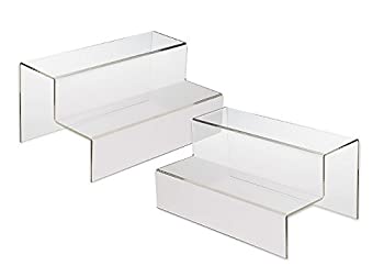 【中古】【輸入品・未使用】Source One LLC クリアアクリル 2段 ワイドライザー 2パック (2段 ワイドライザー-2P)|ムジカ&フェリーチェ店