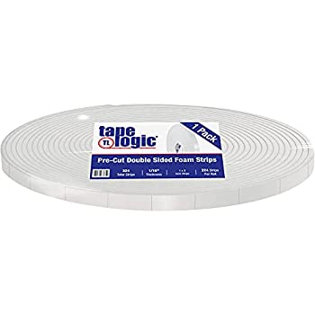 【中古】【輸入品・未使用】Tape Logic T95217 プレカット両面フォームスクエア 長さ3インチ x 幅1インチ 厚さ1/16インチ ホワイト (324個入りケース)｜ムジカ＆フェリーチェ店