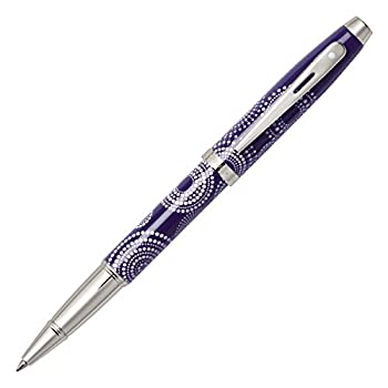 【中古】【輸入品・未使用】Sheaffer 光沢パープルパターンローラーボールペン (9271-1)
