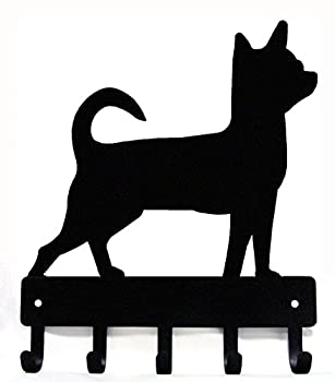 【中古】【インポート品・未当て嵌める】(Large 23糎 wide) - Chihuahua Dog Leash Hanger/Key Rack その他-日用品雑貨・文房具・手芸