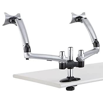 【中古】【インポート品・未当て嵌める】Cotytech Dual Apple Desk Mount Spring Arm Grommet Base - Silver (DM-GS2A-G) 141［並行輸入］
