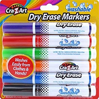 【中古】【輸入品・未使用】Cra-Z-Art キッズ ウォッシャブル ブロードライン ドライイレース マーカー 6本｜ムジカ＆フェリーチェ店