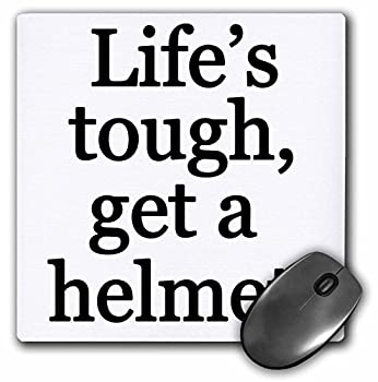 【中古】【輸入品・未使用】3drose Lifes Tough Get A Helmet、ブラック、マウスパッド、8?%ﾀﾞﾌﾞﾙｸｫｰﾃ% x 8?%ﾀﾞﾌﾞﾙｸｫｰﾃ% ( MP _ 186238?_ 1?)