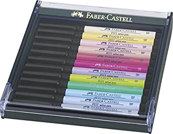 【中古】【輸入品・未使用】Faber-Castell 267420 Pastel Tones Pitt Brush Pen (Pack of 12)｜ムジカ＆フェリーチェ店