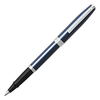 【中古】【輸入品・未使用】Sheaffer Sagaris、メタリックブルー%ｶﾝﾏ%クロームトリム、ローラーボール(e1947851?)