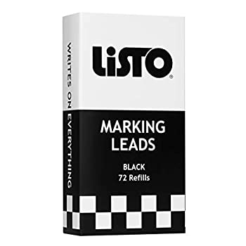 【中古】【輸入品・未使用】Listo 印つけ鉛筆 1620 12本入り グリース鉛筆 マーキングペンシル ワックスペンシル ブラック
