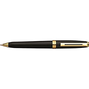 【中古】【インポート品・未当て嵌める】(Ballpoint Pen%ｶﾝﾏ% Black Matte/Gold Trim) - Sheaffer Prelude Gold Plate Trim Ballpoint Pen - Matt Black
