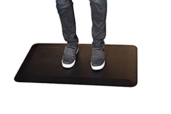 【中古】【輸入品・未使用】厚いクッション性抗疲労フロアマットfor Office Standingデスクキッチンガレージ倉庫20?x 34?x 1。%ﾀﾞﾌﾞﾙｸｫｰﾃ%計算&密度厚さの最適な快適｜ムジカ＆フェリーチェ店