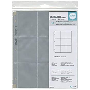 【中古】【輸入品・未使用】We R Memory Keepers Photo Sleeves アルバム & スリーブ - 8.5 x 11 - Photo Sleeves - Ring (10 ピース)