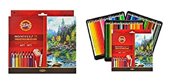 【中古】【輸入品・未使用】(72 colors) - Koh-i-noor Mondeluz Aquarell Drawing Set. 72 Coloured Pencils.