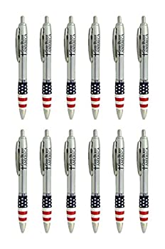 【中古】【輸入品・未使用】愛国心を示すペン アメリカ国旗 デザイン 5 1/2インチ 12本パック｜ムジカ＆フェリーチェ店