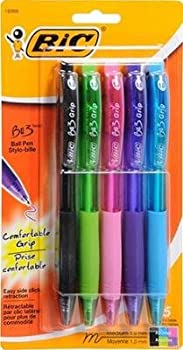 【中古】【輸入品・未使用】Bic Bu3 5pk Asst Ballpt