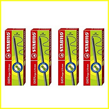 【中古】【インポート品・未当て嵌める】Stabilo Easy Ergo 3.15?MM HB木筆Leads Refills薬莢[ 4容器に並べる]???4容器に並べる6?Refills足し加える24?Leads HB