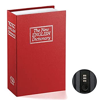 【中古】【輸入品・未使用】(ジェイエスエスエムエスティー) Jssmst 組み合わせロック付きブックセーフ&nbsp;家庭用辞書変換形 陽動用金属製安全金庫2017 ブラック スモール