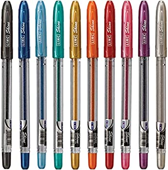 【中古】【輸入品・未使用】Shine Glitter Gelペン10?pk???Assorted
