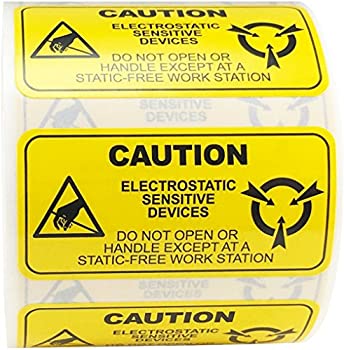 【中古】【インポート品・未当て嵌める】忠告の言葉 感じやすさ 陰電子計器付け札 1 x 2in 500枚のへばり着くステッカー