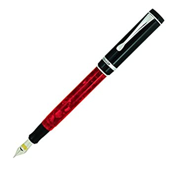 【中古】【インポート品・未当て嵌める】Conklin Duragraph Fountain Pen (Red Nights) - Stub Nib Fountain Pen%ｶﾝﾏ% Red Nights (CK71380:CK7183)