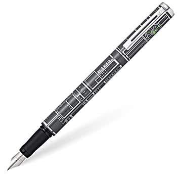 【中古】【インポート品・未当て嵌める】Sheaffer 受けが良い スターウォーズ デススター 筆 クローム刈り込みとミディアムペン先付き添い人