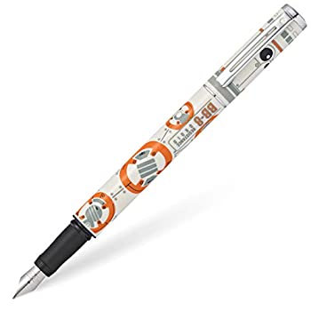 【中古】【インポート品・未当て嵌める】Sheaffer 受けが良い スターウォーズ BB-8 筆 クローム刈り込みとミディアムペン先付き添い人