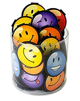 【中古】【インポート品・未当て嵌める】Smiley FACE バルクブックマーク クリップオーバーページブックマーク - 75容器に並べる - ちびっ子/お嬢さん/お坊っちゃん向けバルクブックマーク 大学生インセンテ