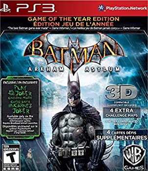 【中古】【輸入品・未使用】Batman Arkham Asylum Game of the Year (輸入版:北米・アジア) - PS3|ムジカ&フェリーチェ店