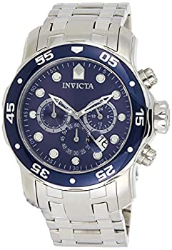 【中古】【輸入品・未使用】[インビクタ] 腕時計 Pro Diver 石英 48mm ケース シルバー ステンレス鋼ストラップ 青ダイヤル 0070 メンズ 正規輸入品 [並行輸入品]
