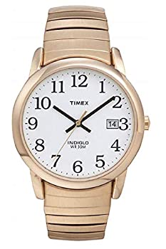 【中古】【輸入品・未使用】Timex T2H301 メンズ日イージーリーダーゴールドブレスレットバンドホワイトスマートウォッチダイヤル