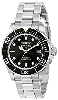 【中古】【輸入品・未使用】[インビクタ] 腕時計 Pro Diver 石英 40mm ケース シルバー ステンレス鋼ストラップ ブラックダイヤル 9307 メンズ 正規輸入品 [並行輸入品]