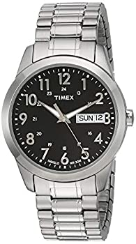 【中古】【輸入品・未使用】Timex Mens Silver-tone Classic Dress Watch