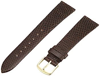 【中古】【輸入品・未使用】hadley-romaメンズmsm700rb-200?20?mm Brown Genuine Lizard Leather Watch Strap