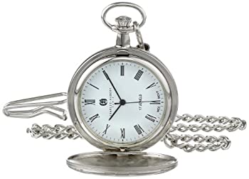 【中古】【輸入品・未使用】Charles-Hubert- Paris 3841-WR Mechanical Pocket Watch with Roman Numerals