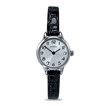 【中古】【輸入品・未使用】[女性用腕時計]Sekonda Women\'s Quartz Watch with Silver Dial Analogue Display and Black Leather Strap 4471.27[並行輸入品]