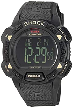 【中古】【輸入品・未使用】Timex メンズ エクスペディションデジタルショックCAT樹脂ストラップウォッチ One Size 遮光