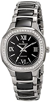 【中古】【輸入品・未使用】[男性用腕時計]Peugeot Women's PS4880WR Analog Display Swiss Quartz White Watch[並行輸入品]