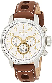 【中古】【輸入品・未使用】インヴィクタ Invicta Men's 16010 S1 Rally%ﾀﾞﾌﾞﾙｸｫｰﾃ% Stainless Steel Watch with Brown Leather Band%ﾀﾞﾌﾞﾙｸｫｰﾃ% [並行輸入品]