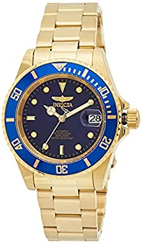 【中古】【輸入品・未使用】[インビクタ] 腕時計 Pro Diver 自動巻き 40mm ケース ゴールド ステンレス鋼ストラップ 青ダイヤル 8930OB メンズ 正規輸入品 [並行輸入品]