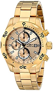 【中古】【インポート品・未当て嵌める】Invicta Men\u0027s 17750 %ﾀﾞﾌﾞﾙｸｫｰﾃ%Specialty%ﾀﾞﾌﾞﾙｸｫｰﾃ% 18k Gold-Plated Watch その他-腕時計