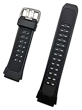 【中古】【輸入品・未使用】20?mmブラックラバー時計バンド???-快適、耐久性PVC素材