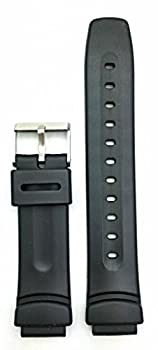 【中古】【輸入品・未使用】16?mmブラックラバー時計バンド???-快適、耐久性PVC素材