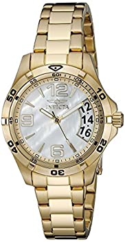 【中古】【輸入品・未使用】Invicta Women's 21372 Specialty Analog Display Swiss Quartz Gold Watch