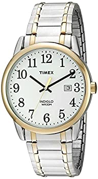 【中古】【輸入品・未使用】タイメックス イージーリーダー 日付拡張バンド 38mm 腕時計 Mens Standard Two-Tone/White
