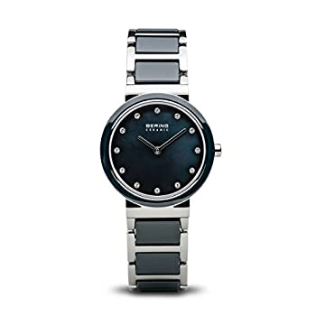 【中古】【インポート品・未当て嵌める】BERING 10725-787 レディースセラミックコレクション アナログクォーツ ブルーウォッチ