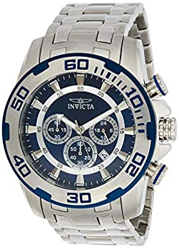 【中古】【輸入品・未使用】Invicta メンズ 「プロダイバー」クオーツ ステンレス製 カジュアルウォッチ シルバートーン(モデル：22319)｜ムジカ＆フェリーチェ店