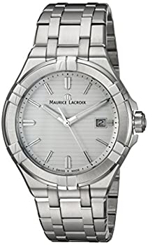 【中古】【輸入品・未使用】[モーリス・ラクロア] Maurice Lacroix 腕時計 Men's 'Aikon' Quartz Stainless Steel Casual Watch%ｶﾝﾏ% Color:Silver-Toned クォーツ AI1008-S