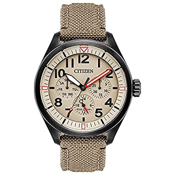 【中古】【輸入品・未使用】[シチズン] Citizen 腕時計 Men's 'Military' Quartz Stainless Steel and Nylon Casual Watch%ｶﾝﾏ% Color:Green 日本製クォーツ BU2055-08X メ