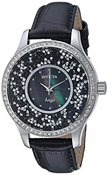 【中古】【輸入品・未使用】[インビクタ] 腕時計 24592 Angel Lady レディース ブラック [並行輸入品]
