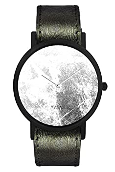 【中古】【インポート品・未当て嵌める】[亭主もち用ウオッチ]South Lane \u0027 Swiss Quartz Stainless Steel and Leather Casual Watch Color Black (Model: swiss-bl-24)[並行輸入品]