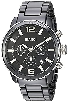 【中古】【輸入品・未使用】ROBERTO BIANCI WATCHES メンズ アマデオ」スイスのクォーツセラミックカジュアルウォッチ、カラー：（モデル：Rb58750） ブラック